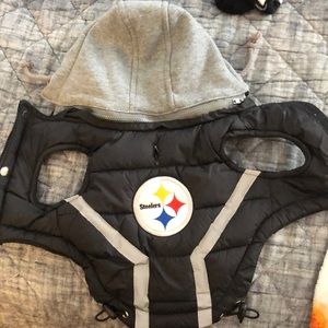 Steelers dog jacket